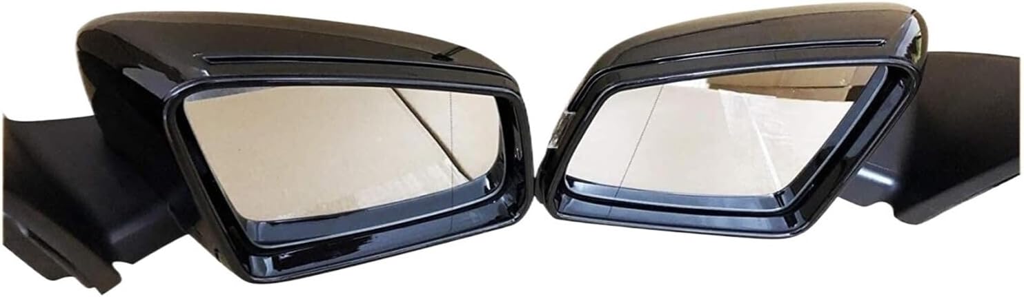 1 Pair W204 Facelift Rear View Mirror Compatible For Benz Cclass C200 C180 C300 Black 2048106376 2048106476 Car Parts