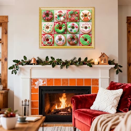 Christmas 500 Piece Winter Donuts Jigsaw Puzzle for Adults - image 7