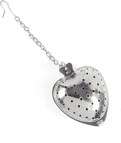 Infusor de té de hojas sueltas de acero inoxidable 8/20 para alimentos, infusor de forma animal lindo, infusor de hierbas, colador, con gancho de