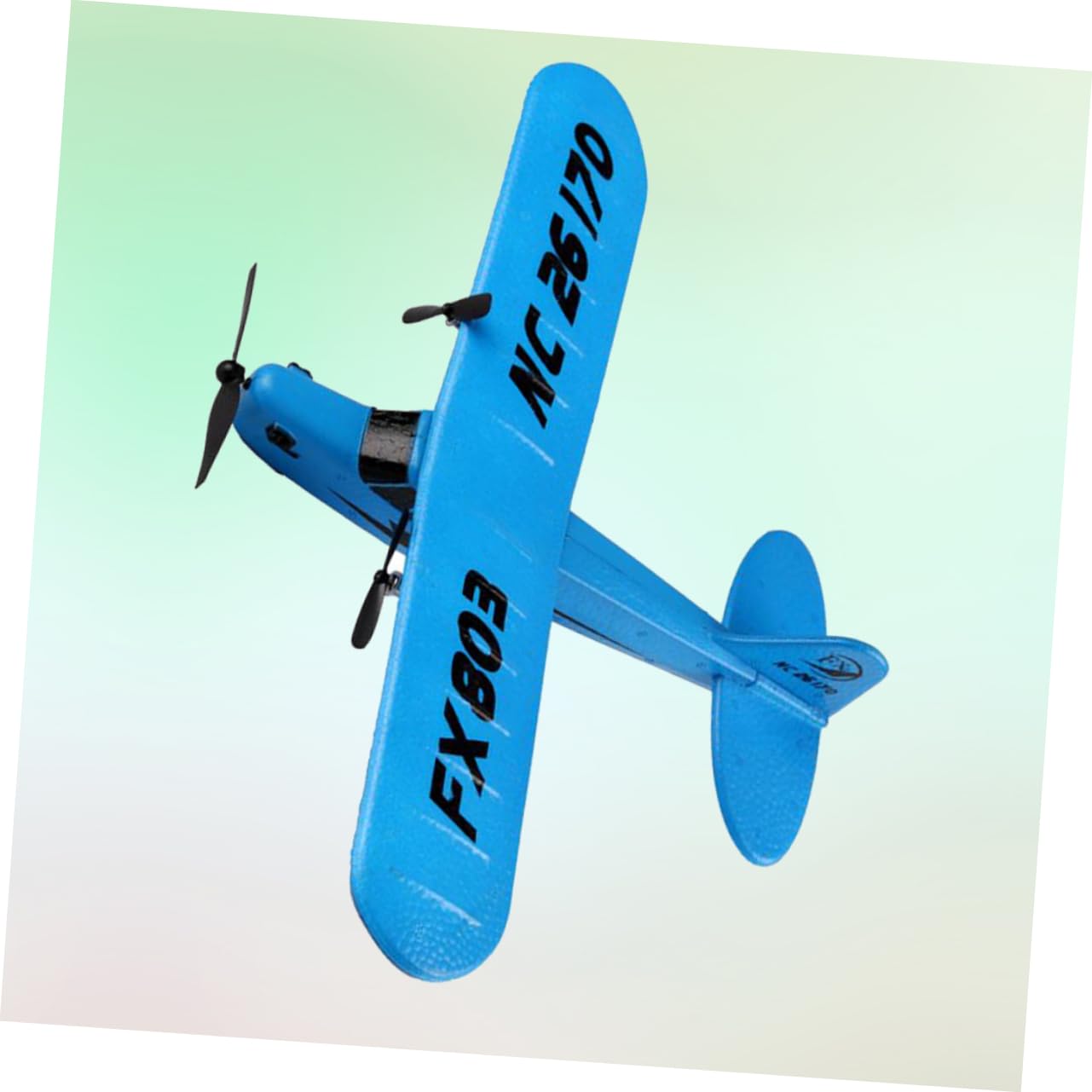 TOYANDONA Avión RC 2, 4 GHz Epp Modelo de Avión de Alas Fijas Azul