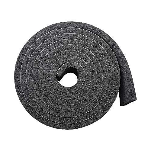 Image of DOBTIM Pipe Insulation Foam Wrap Tape, Self Adhesive with High Resilience for Pipe Insulation Wrap 13 Ft x 3 Inch Wide x 1 /2 Inch Thick