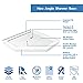 DreamLine SlimLine 36 in. D x 36 in. W x 2 3/4 in. H Corner Drain Neo-Angle Shower Base in White, DLT-2036360