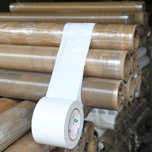 Image of BOMEI PACK 1Pack 4inch Duct Tape Heavy Duty Waterproof White 9Mil 20Yds