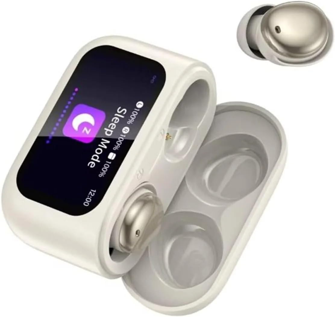 Sleep Earbuds Wireless Bluetooth Headphones with Small Design for Side Sleepers 2026 Bee White Sleep Earbuds MIni Earphones