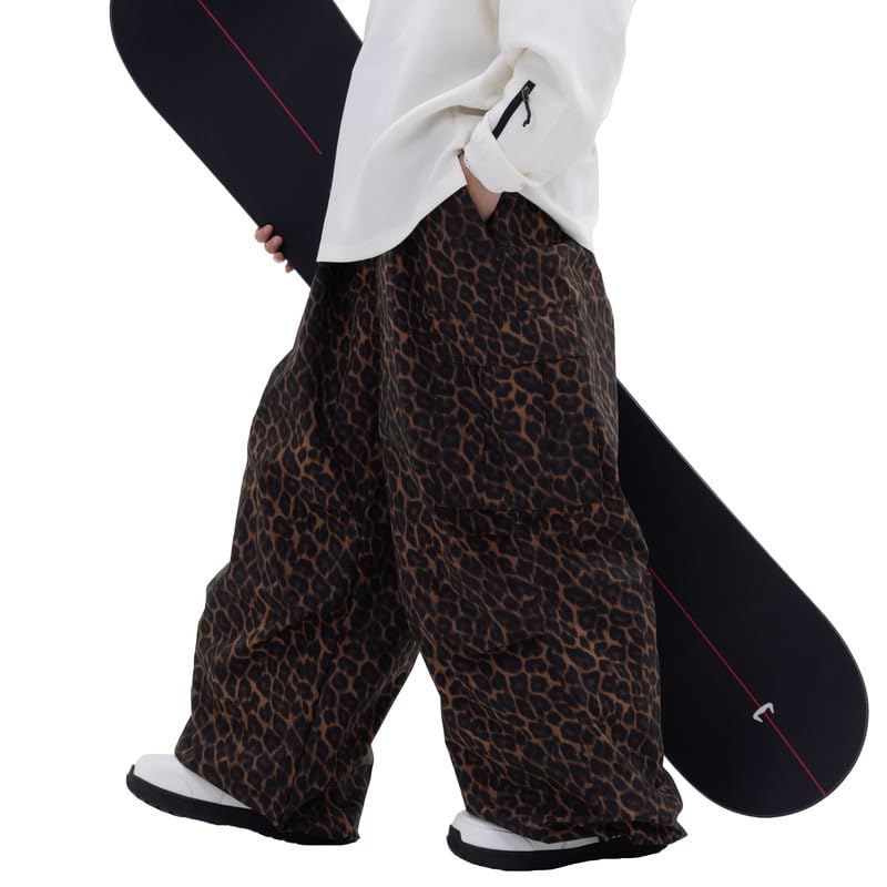 SNOWVERB Womens Mens Super Baggy 15K Waterproof Ski Snowboard Pants Mountain...