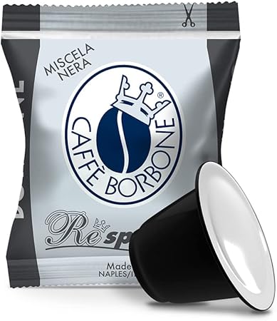 Cápsulas Caffè Borbone Respresso Nero compatíveis Nespresso