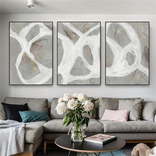 Affiches d'art abstrait KEBIA pour transformer un mur vide sans cadre