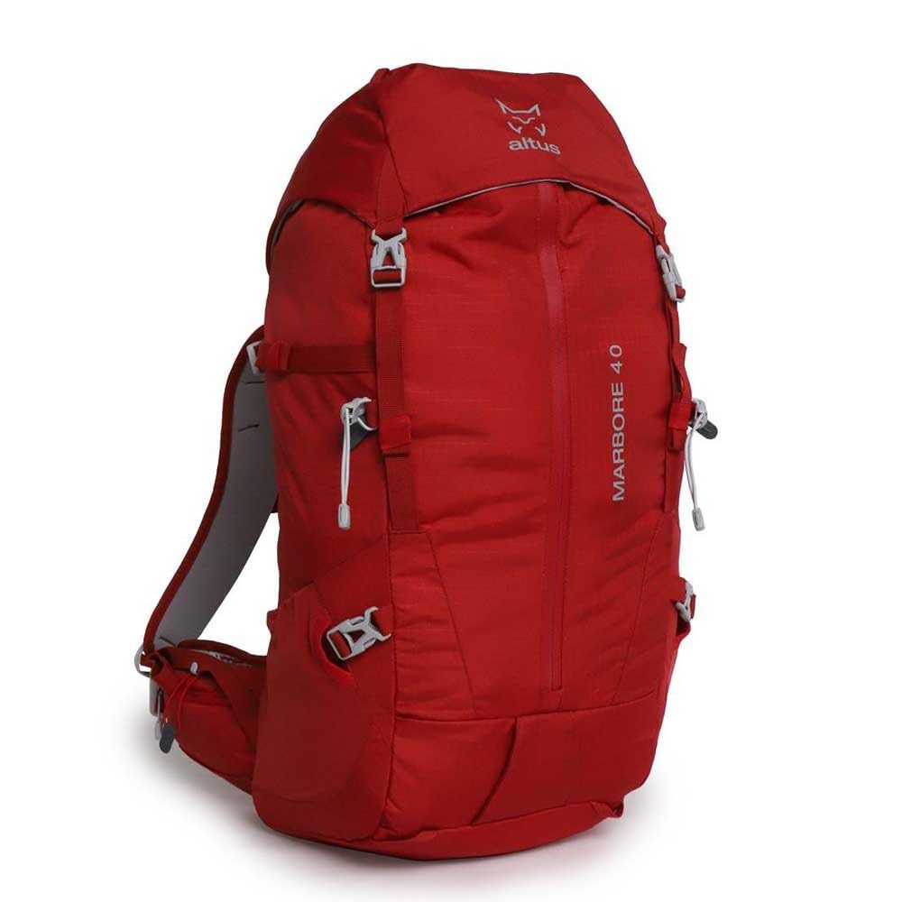 MARBORE 40 I30 Mochila Ligera 40 Litros para Recorridos Técnicos, Rojo, Talla U