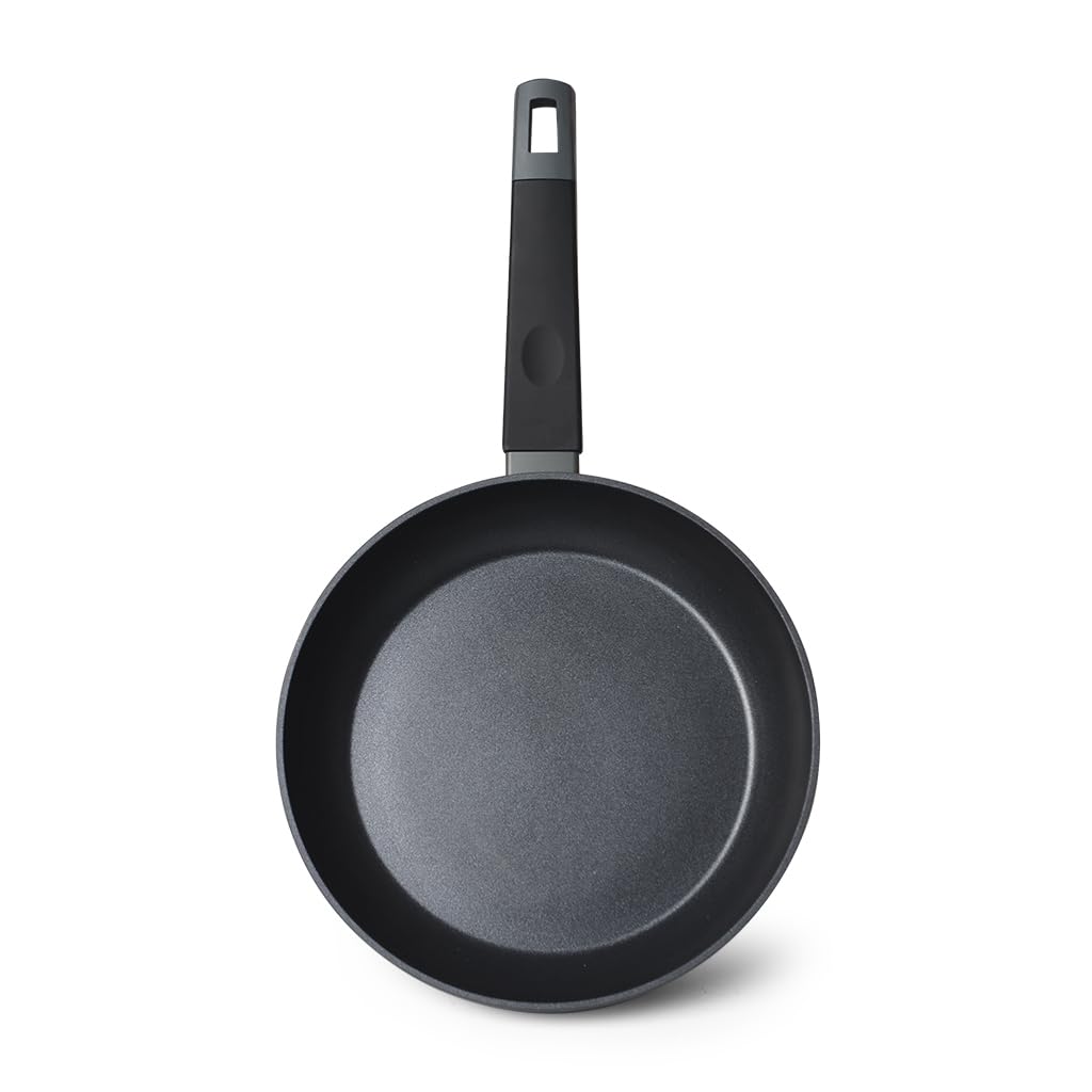 Fissman Frying Pan, Joan Series, Aluminium with Non-Stick TouchStone with Induction Bottom with Bakelite Handle with Soft-touch Coating (28cm)