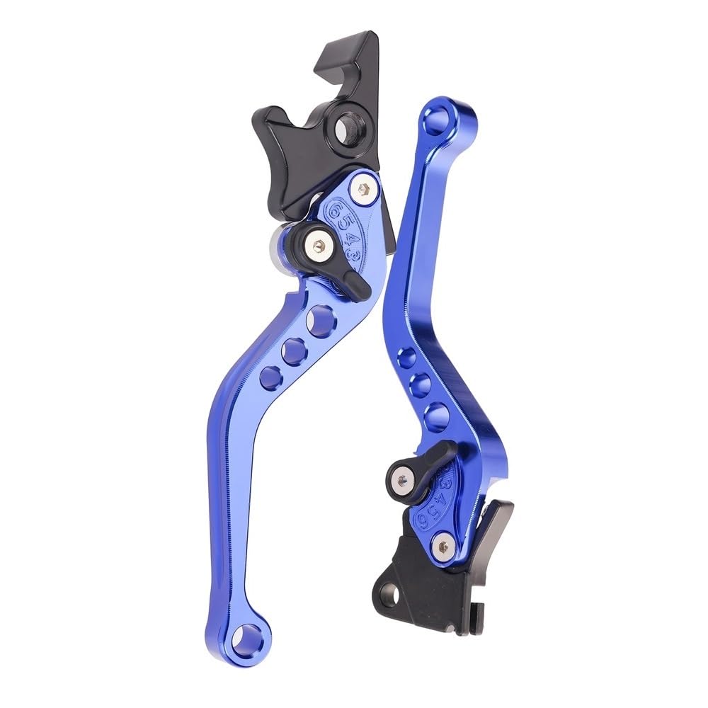 Yuegtik Motorcycle Universal Modified Adjustable Brake Clutch Levers Lever Handlebar Clutch Lever