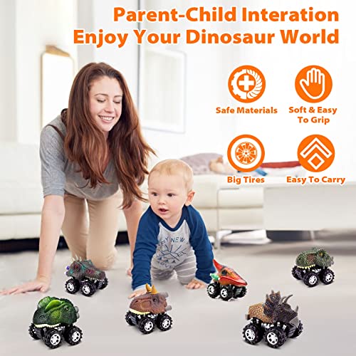 Dinosaur Toys For 3 Year Old Boys, Kids Toys Pull Back Dinosaur Toys For 2 Year Old Boy Toys 6 Pack Toddler Car Toys For 4 Year Old Boys Birthday Gifts For Kids Age 1 And Up Dinosaur Games #TOP5