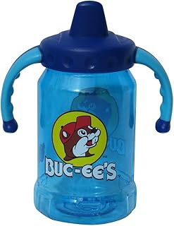 Buc-ee's Spill Proof Sippy Cup with Handles, BPA-Free, 12 Ounces - Blue
