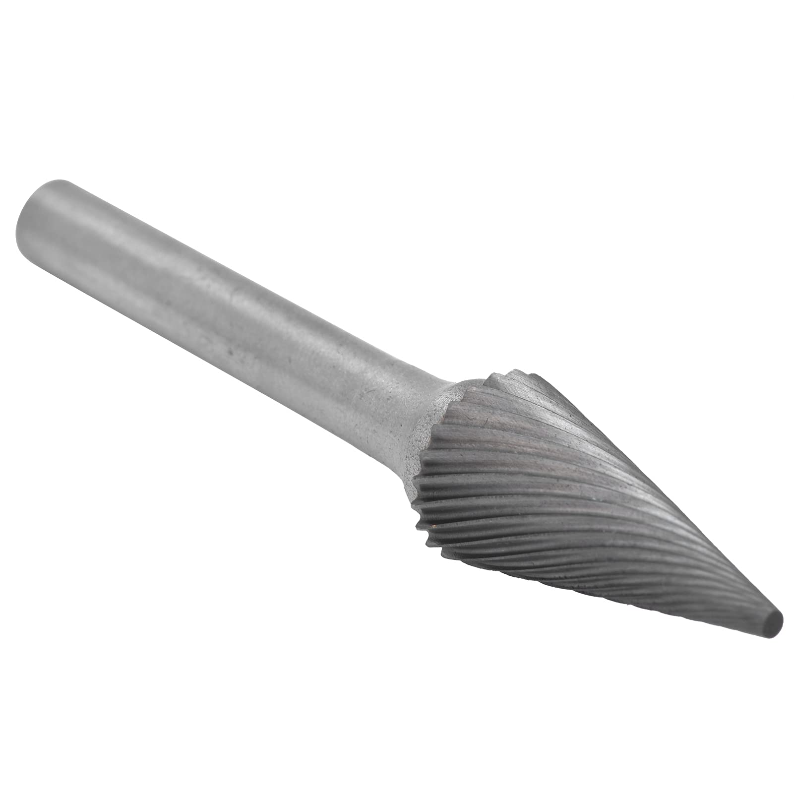 4 piezas de fresa de carburo de 12 mm, fresa rotativa de acero de tungsteno de doble corte, fresas de corte duraderas tratadas térmicamente para el rectificado de metales y madera,