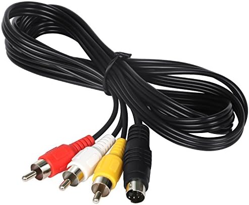 DIGIFLEX 4 Pin S Video to 3 RCA TV Male Cable Lead For Laptop PC