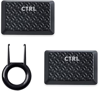 Backlit Keycaps Replacement for GL Tactile Switch Logitech G813/G815/G913/G915 TKL RGB Mechanical Gaming Keyboard (2PCS Texture Ctrl Black)