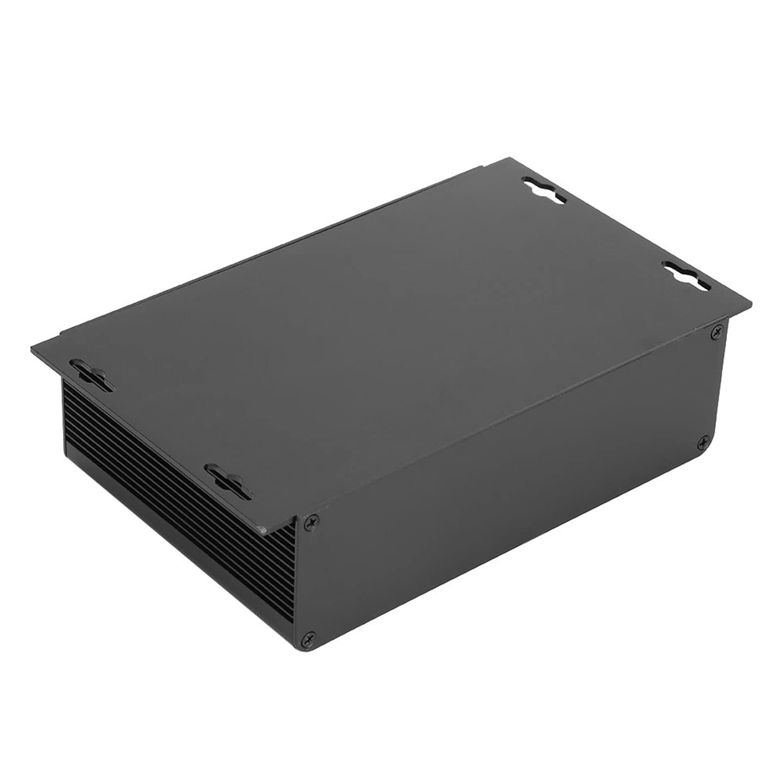 Caja de refrigeración de aluminio, placa del circuito impreso del instrumento bricolaje del proyecto electrónico caso 54 x 204 x 120 mm