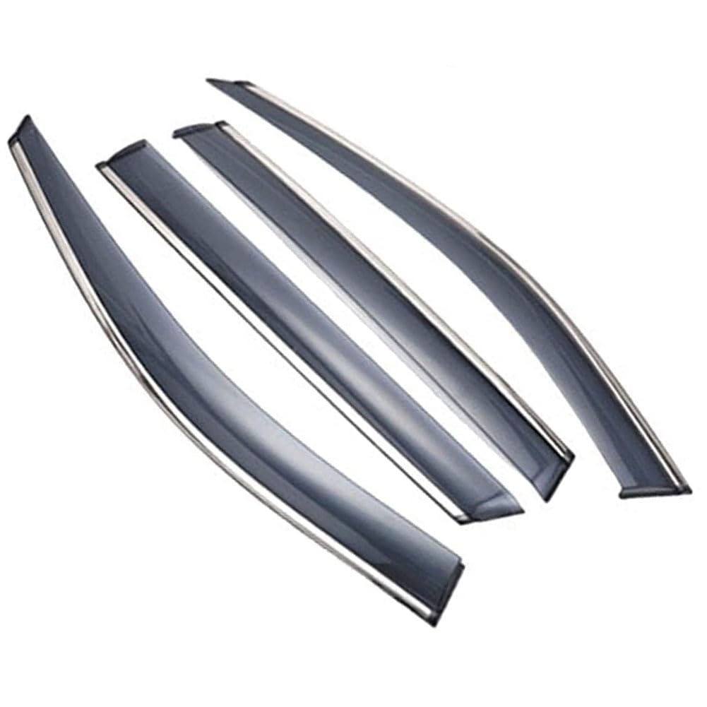 4Pcs Deflettori Del Vento Auto per H-ighlander 2015-2020, Parapioggia per Finestrino Coperture di Ventilazione Visiera Accessori