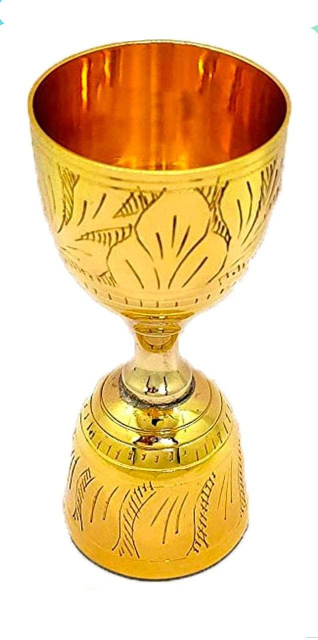 BONA FIDE - Unit of signature metal exports Brass peg Measure Electro Plated Gold Finish White 30/60 ml Jigger, Cocktail Measure,Jigger,Measurement Cup Pure Gold Finish (B08RW8ZNNV) Amazon Price History, Amazon Price Tracker