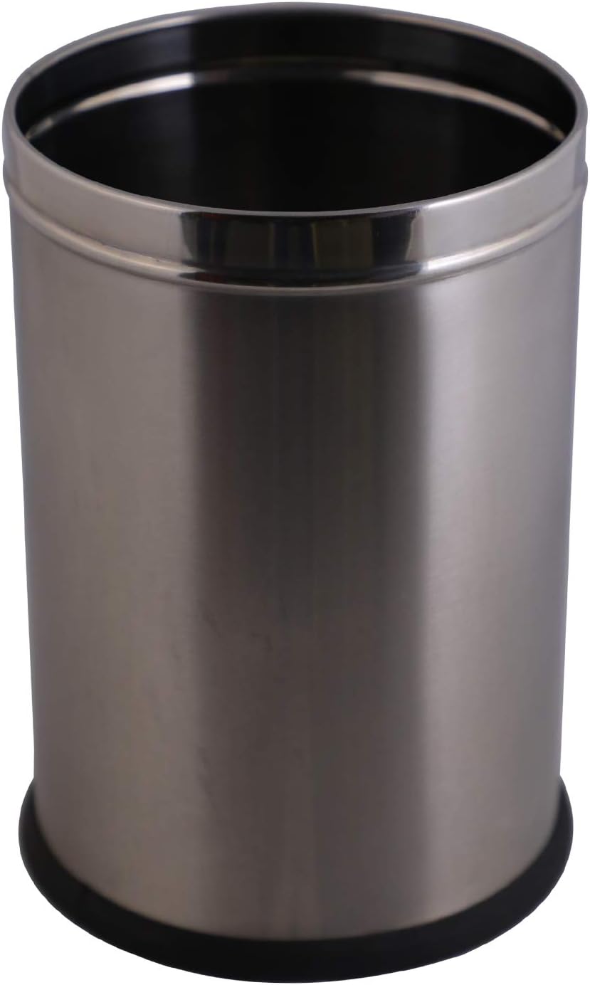 Conta 0403 Stainless Steel Plain 07 Dustbin (10 inch x 14 inch)