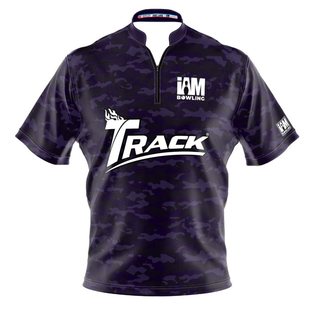Logo Infusion Dye-Sublimated Bowling Jersey (Sash Collar) - I AM Bowling Fun Design 2043-TR - Track - CAMO (X-Large)