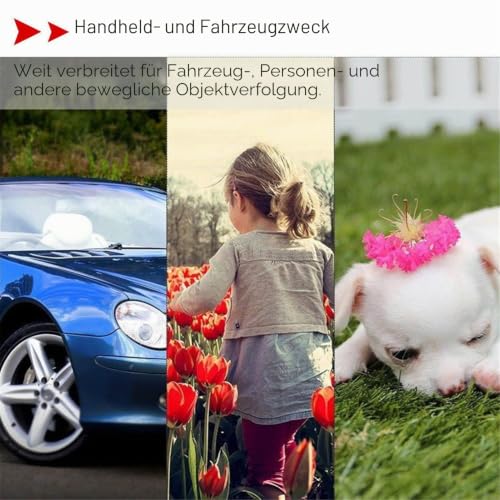 VOBOR GPS Tracker,Magnetischer Mini Auto Ortung für Senioren, Kinder- Duales Nachführsystem,400mAh bis zu 12 Tage Akkulaufzeit (im Standby-Modus),App und Webzugang