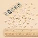 Maitys 104 Pcs Gold Silver Letter Nail Charms 3D Capital Charms Studs Letters and Rhinestone Crystal Nail Decals English Alphabet Fingernail Art Decoration for Women Female DIY Fingernail Art