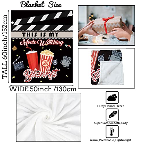 Domgoge Gifts for Movie Lover Warm Throw Blanket - Image 3