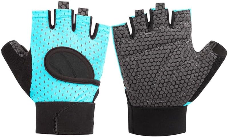 Outdoor Cycling Fitness Sports Weightlifting Equipment Nylon Half Finger Gloves