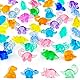 SKOOLOVE 50 Stück Mini Dinosaurier Figuren, Mini Harz Tiere zum Verstecken, Schatzkiste Spielzeug, Bulk Plastik Dinosaurier Party Gastgeschenke, kleine Klassenzimmer Preise, für Kinder, Vase Füller