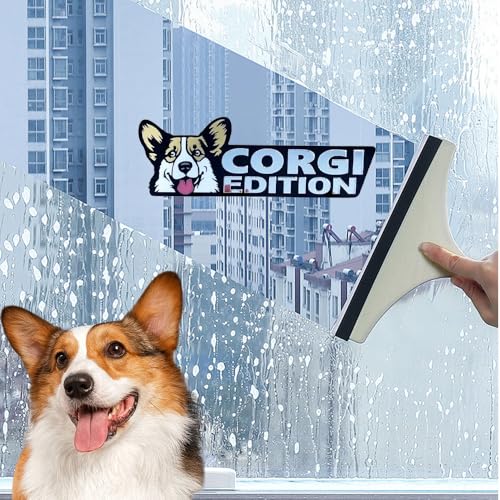 Image of Dog Edition Car Badges Laser Cutting Car Vehicle Emblem,3D Car Badge Automotive Decals Stickers Funy Animal Decor Car Accessories Gifts for Car Truck Rv Boat Exterior Decoration (Corgi)