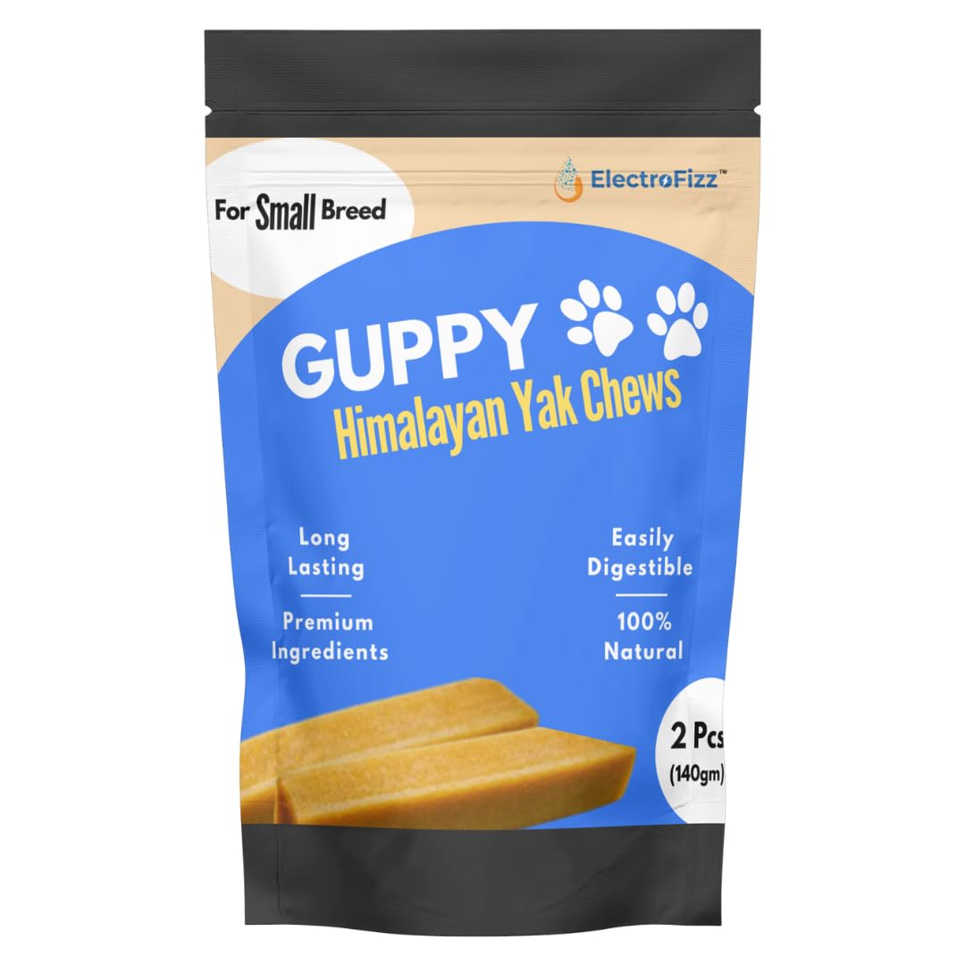 Guppy Himalayan Yak Cheese Dog Chews, 100% Natural, Long Lasting, Gluten Free, Healthy & Safe Dog Treats, Lactose & Grain Free, Protein Rich- for Puppies and Small Dogs- Pack of 2 (B0D7MQWKCB) Amazon Price History, Amazon Price Tracker