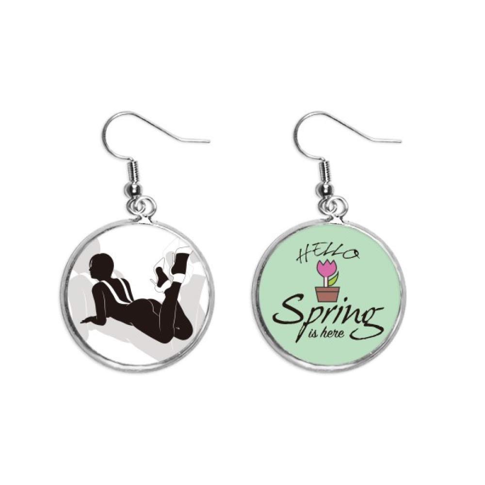 Pendientes de primavera detalles de moda mujer colgante tacón 5