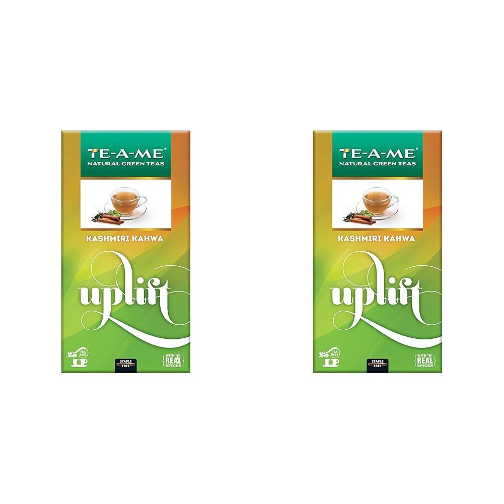 TE-A-ME Kashmiri Kahwa Green Tea Bags 25 pcs | Green Tea - Kashmiri Kahwa | Green Tea Bags - Kashmiri Kahwa (Pack of 2) (B0D815THZM) Amazon Price History, Amazon Price Tracker