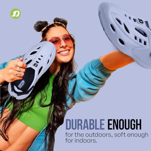 Image of DOCTOR EXTRA SOFT Men's Sports Extra Padding Casual Clogs /Sandals with Adjustable Back Strap for Adult| Comfortable & Lightweight| Stylish & Anti-Skid| Everyday Use Waterproof Mules Gents & Boys D-531
