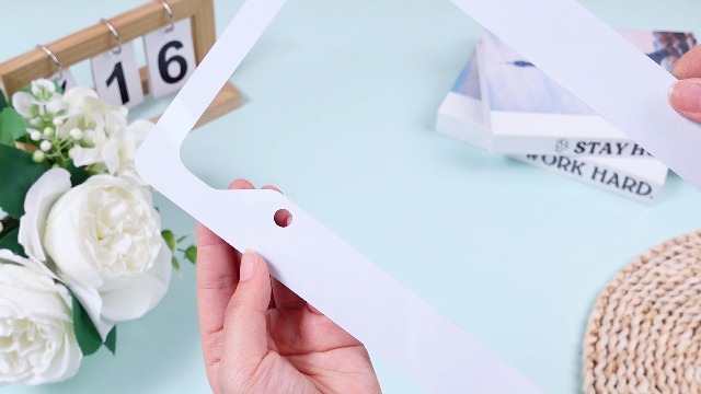 BBTO 12 Pack Sublimation License Plate Frame Blanks - White Aluminum, 12.2"x6.5", For DIY Custom Tags