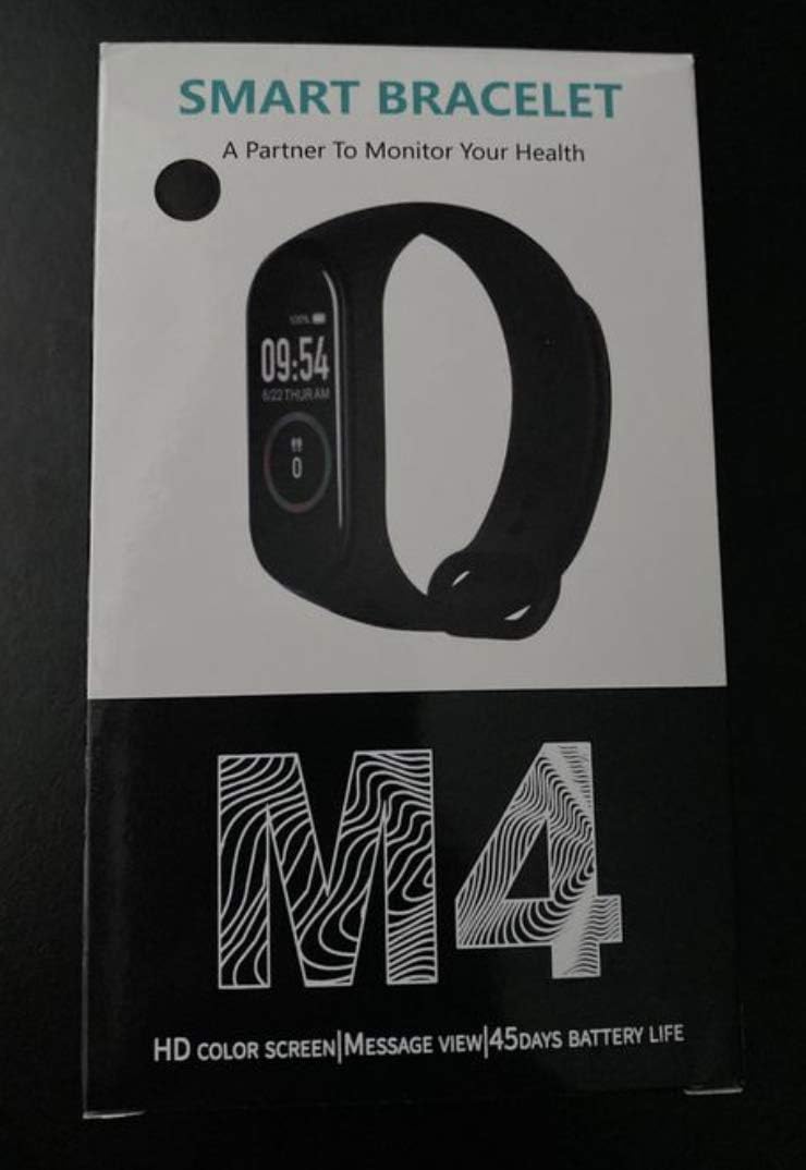 M4 Smart Bracelets, Fitness Tracker, Blood Pressure/Heart Rate Monitors :  Electronics