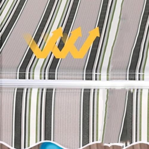 Toile de rechange pour auvent extérieur 4x2m en polyester 280g/m² - 5
