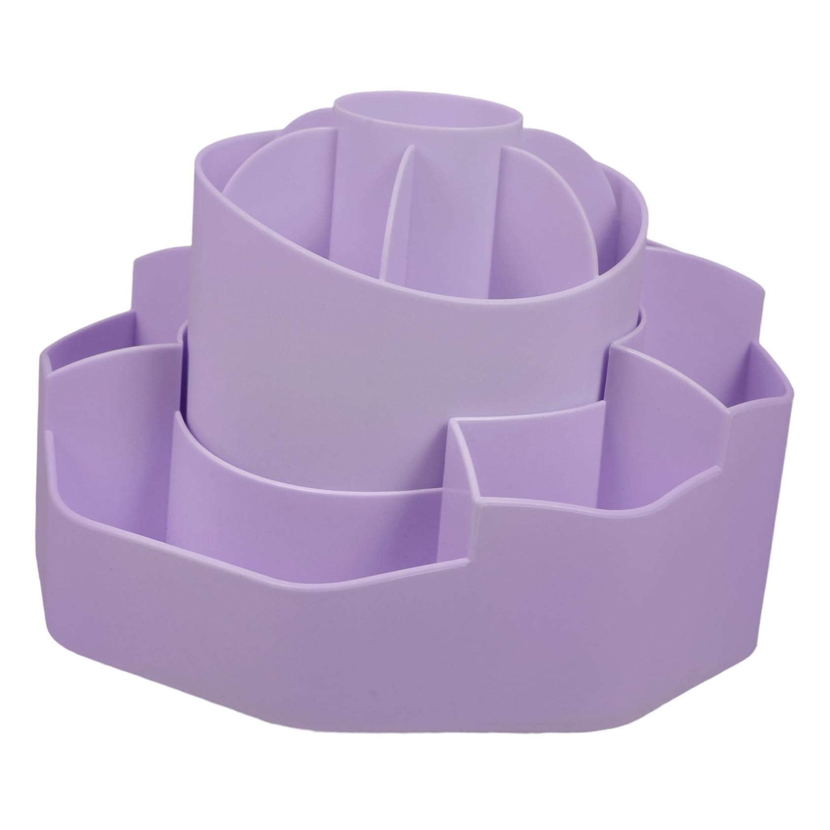 Drehbarer Stiftehalter 2in1 aus Pp mit Kasten für Schreibtisch