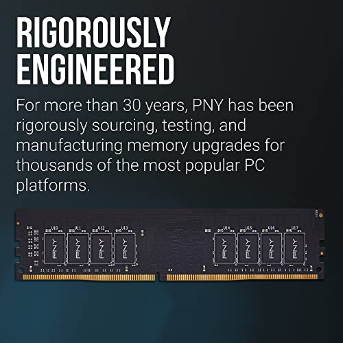 Image of PNY Performance 32GB DDR4 DRAM 3200MHz (PC4-25600) CL22 (Compatible with 2666MHz, 2400MHz or 2133MHz) 1.2V Desktop (DIMM) Computer Memory - MD32GSD43200-TB