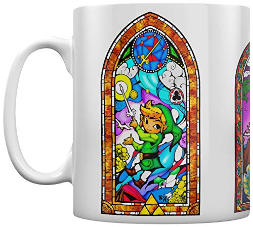Mug en Céramique 315ml/ 11Oz - The Legend Of Zelda (Stain Glass Tri)