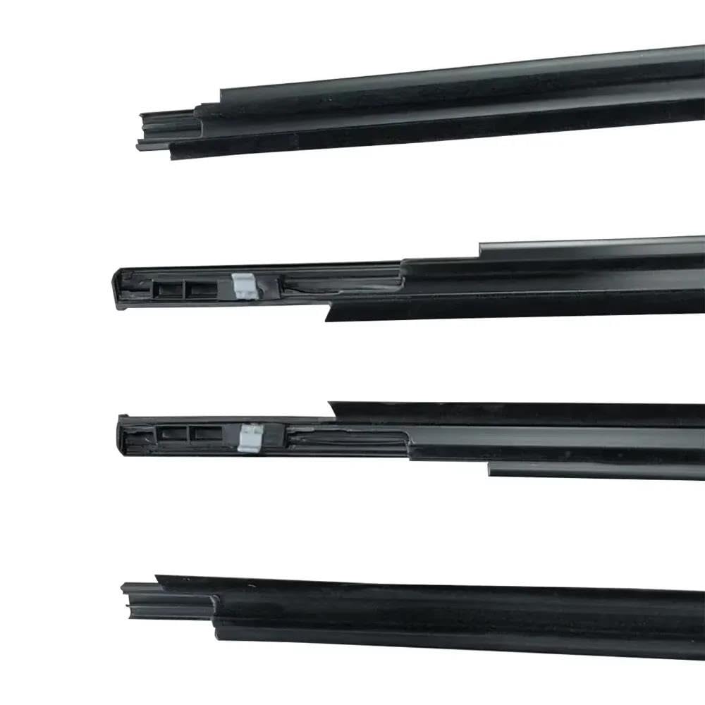 Guarnizione portiera auto 4 Pezzi Guarnizione Finestrini Per Yaris Hatchback 2006-2013 (4 Porte) Strisce Tenuta In Gomma Vetri Laterali Esterni Anteriori E Posteriori Protezione porta Auto