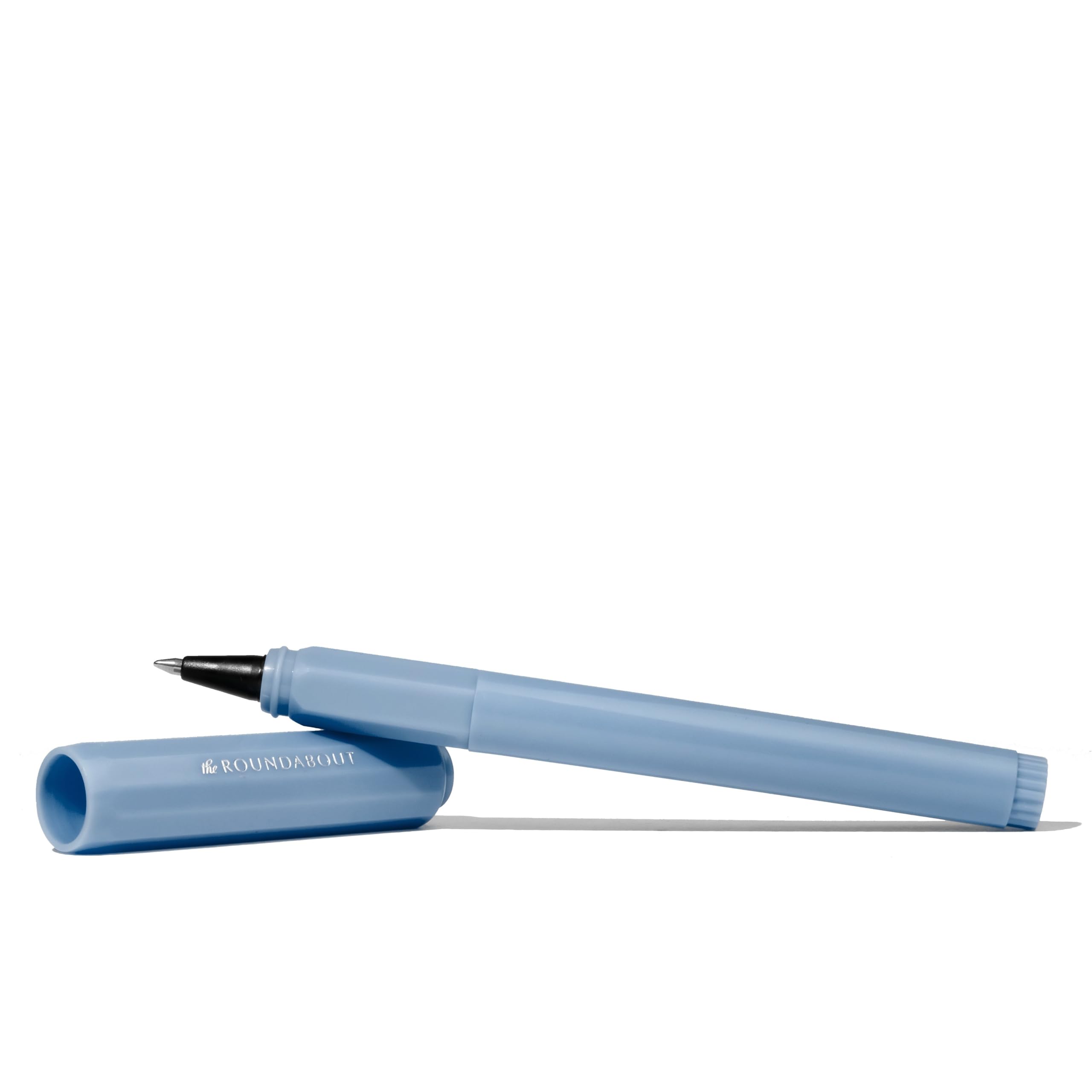 Ferris Wheel Press , Rollerball Pen, Acrylic blend body, Air-sealed click locking cap, Tides of Midas, Sky Blue, Fine Nib - Image 3