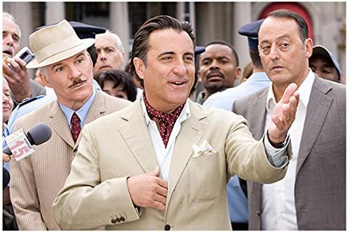 The Pink Panther 2 Steve Martin as Closeau Andy Garcia as Vincenzo and Jean Reno as Ponton 8 x 10 Inch Photo