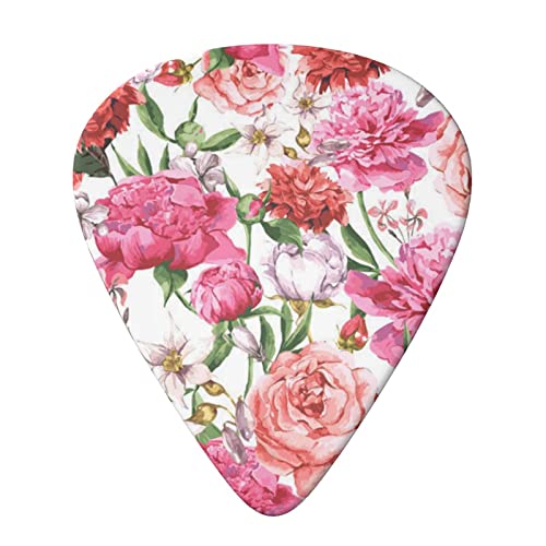 Garden Peony Lot de 6 médiators pour guitare acoustique, guitare électrique, basse, ukulélé – fins, moyens et épais - Les Beatles, Paul McCartney, John Lennon, RIngo Starr, George Harrison Garden Peony Lot de 6 médiators pour guitare acoustique, guitare électrique, basse, ukulélé - fins, moyens et épais – Image 4