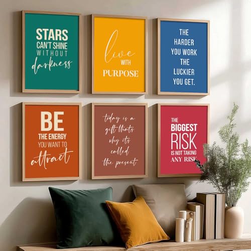 Image of kotart Motivational Quote wall frames for wall hanging, Home decor wall paintings for living room, bed room | Poster with glass frames (10x13, H)