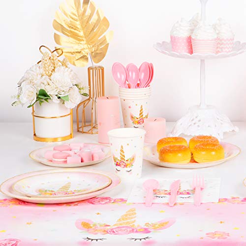 Decorlife FTL-QDA183 Unicorn Plates And Napkins Set Serves 16 thumb #4
