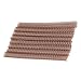 100Pcs DoubleWire Binding Spine Metal Inner Wire Nylon Coating Size Binding Lines for A4 Paper (Rose Gold)