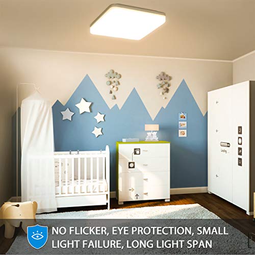 Oeegoo 24W Plafoniera LED, 2400LM Lampada da