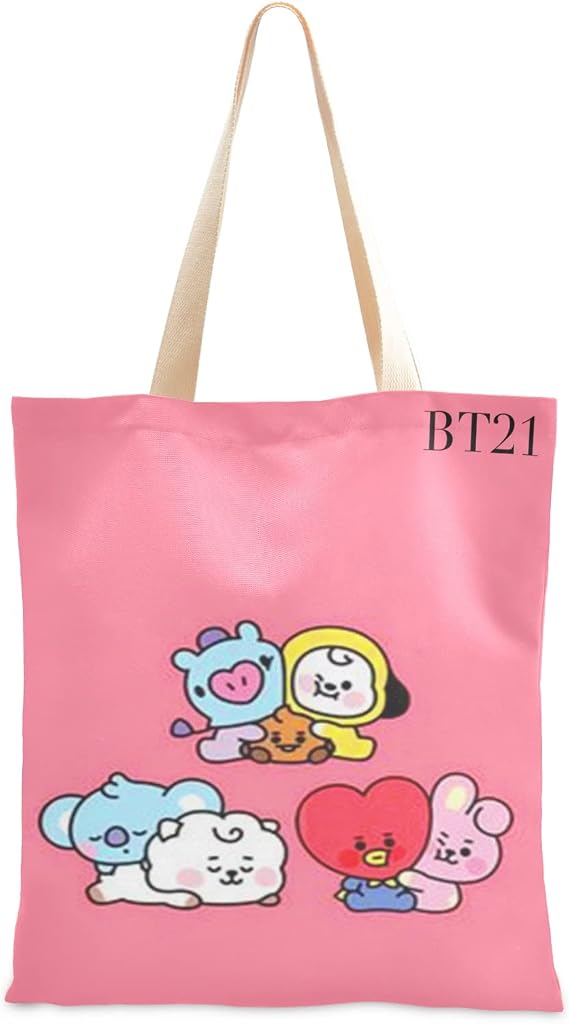 Amazon Kyr 好運来 トート バッグ レディース キャンバス 縦長 大容量 可愛い Bt21 Bts 防弾少年団 バンタン 仲良し7人組柄 帆布 軽量 エコバッグ ショルダーバッグ サブバッグ 男女兼用 マグネット止め 内ポケット付き 2way 買い物 通学 通勤 発表会 カジュアル Amazon Kyr 好運来 トート バッグ レディース キャンバス 縦長 大容量 可愛い Bt21 Bts 防弾少年団 バンタン 仲良し7人組柄 帆布 軽量 エコバッグ ショルダーバッグ サブバッグ 男女兼用 マグネット止め 内ポケット付き 2way 買い物 通学 通勤 発表会 カジュアル