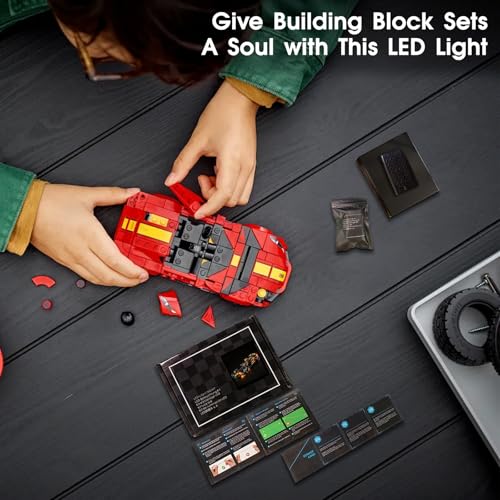Image of LED Light for Lego 77252 APXGP Team Race Car from F1 The Movie Set, Light Kit Compatible with Lego 77252 Building Blocks Model, Not Included The Model Set